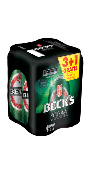 Beck's pivo 0.5l 3+1
